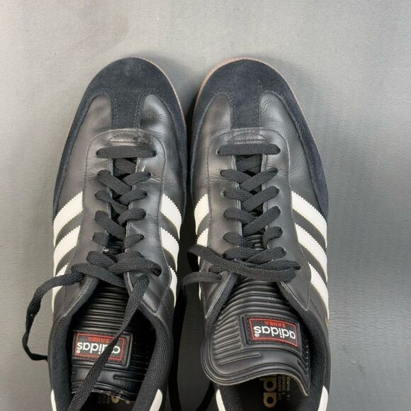 Adidas Samba Classic Men's Athletic sneaker Shoes Black White size 12.5 - Picture 6 of 8